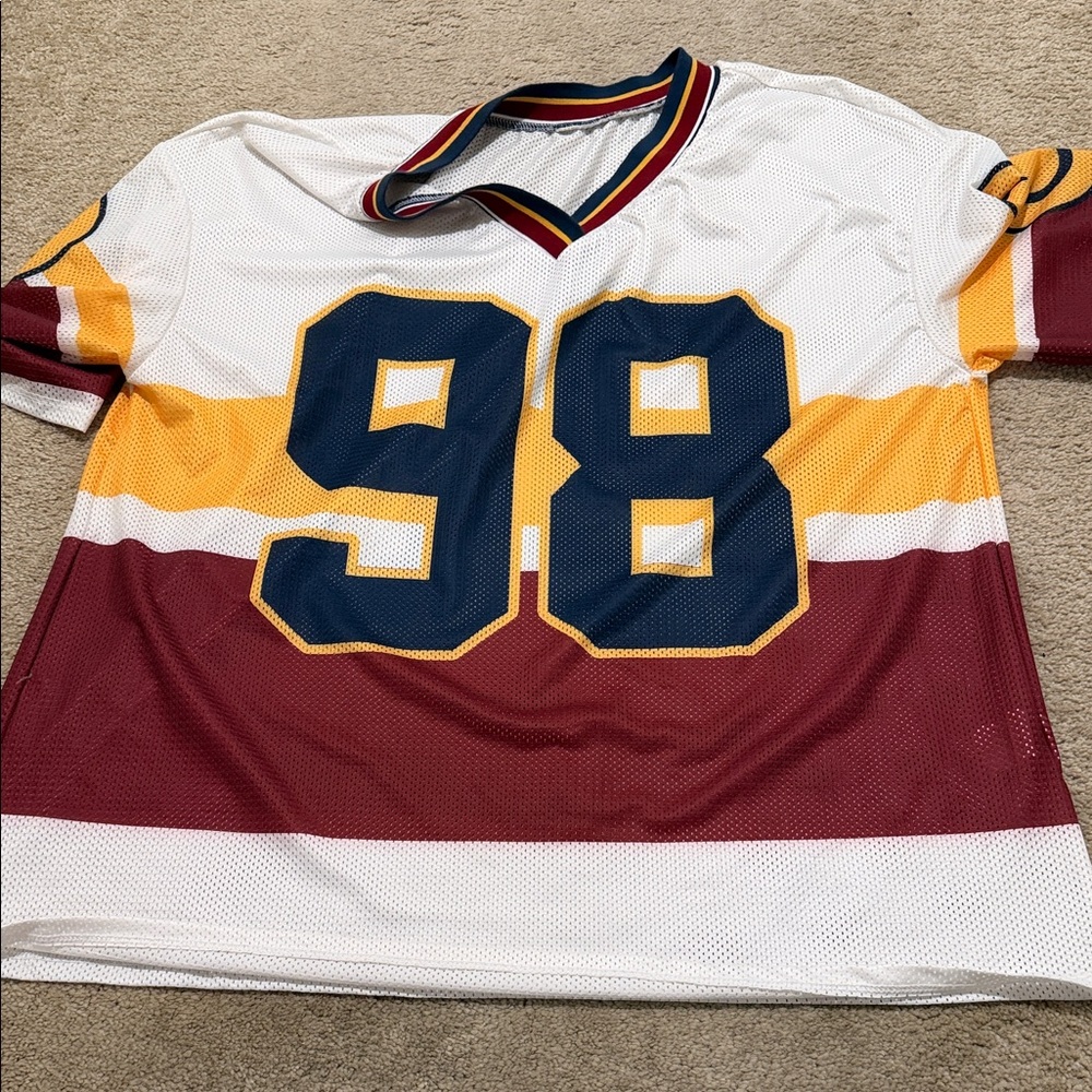 Colorful Striped Jersey with Number 98